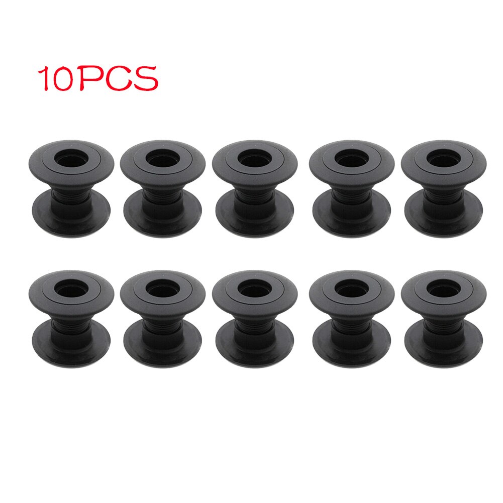 10Pcs 36Mm Board Sport Levert Tafelvoetbal Bus Tafelvoetbal Bearing 5/8Inch 16Mm Stang Zwart vervanging Indoor Professionele