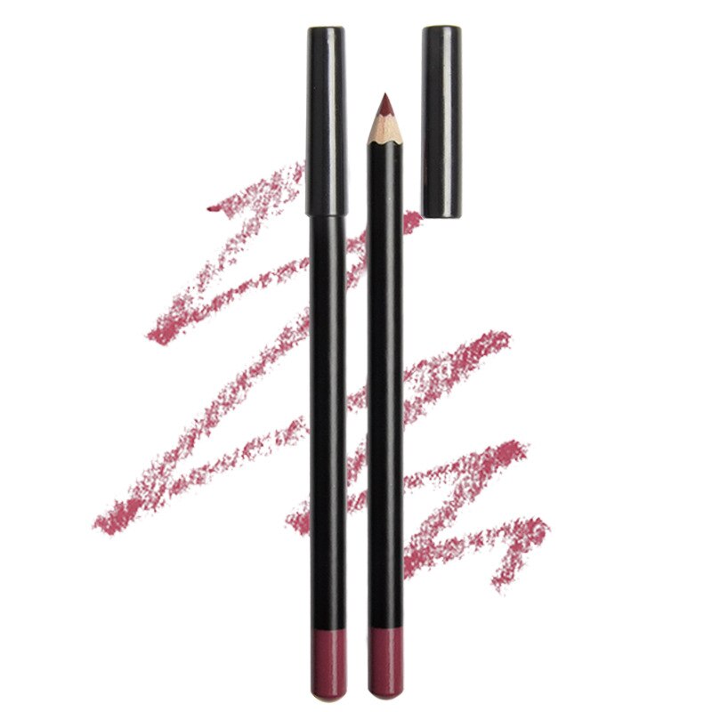 Bivanfe 15 Colors Matte Wood Lipliner Pencil Waterproof Long Lasting Vegan Lip Liner Pen Makeup Tool: 10