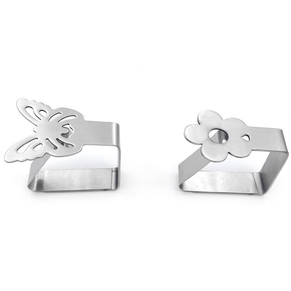 Clips para Mantel - Acero Inoxidable - Forma de U - 6.5cm - Suministros Decorativos Cocina Fiesta Boda Manualidades