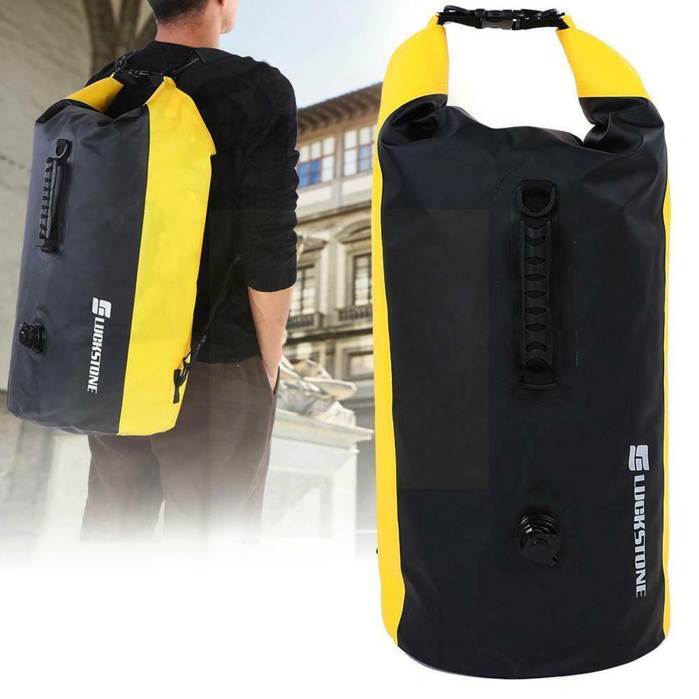 Outdoor Floating Bag 60l Waterproof And Inflatable Backpack River Backpack Camping Rafting Sports Large Water Capacity Z0n8