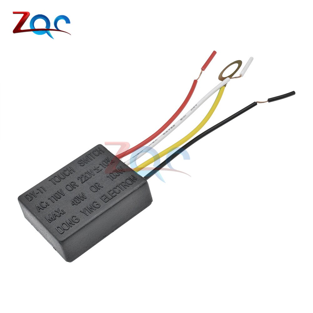 Ac 100-240V 1 Way / 3 Way Touch Sensor Switch Desk Lights Touch Sensor Dimmer Voor lampen Lamp Schakelaar 110V 220V: 1 Way