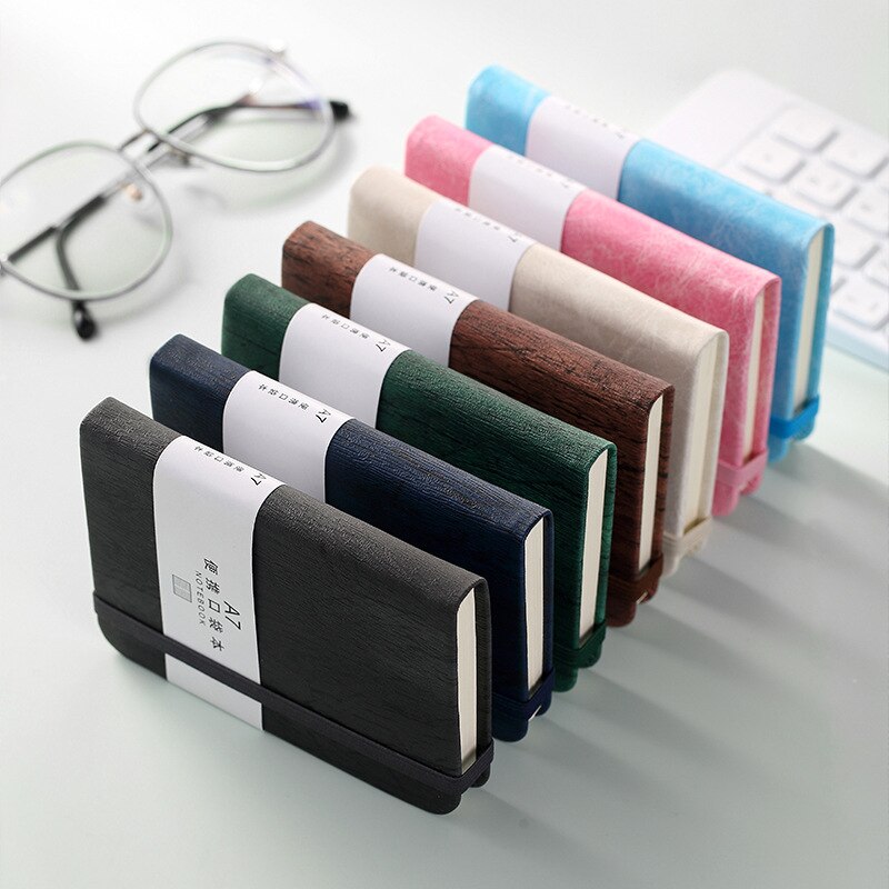 Kawaii 100 Sheets Portable Notebook A6 A7 Bullet Journal Notebook Foreign Languages Word Book Vocabulary Memory Study Stationery