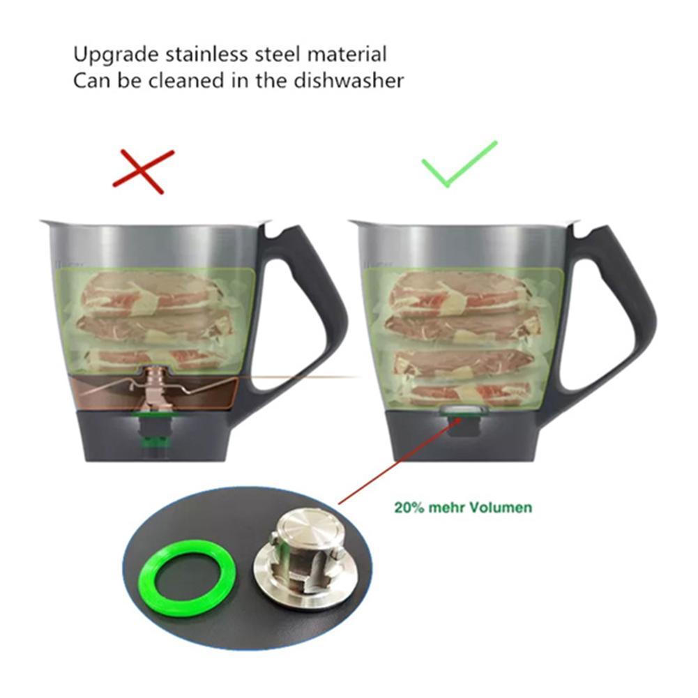 Mixer Cutter Head Cover Cap Rotating Blade Replacement For Thermomix Model TM6