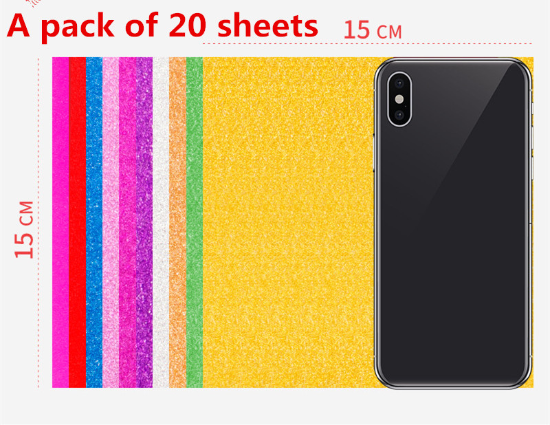 100 Vellen Vierkante Gekleurd Papier Karton Handgemaakte Papier Materiaal Kinderen Kleuterschool Duizend Papier Kranen Rose Diy: flash15-15cm