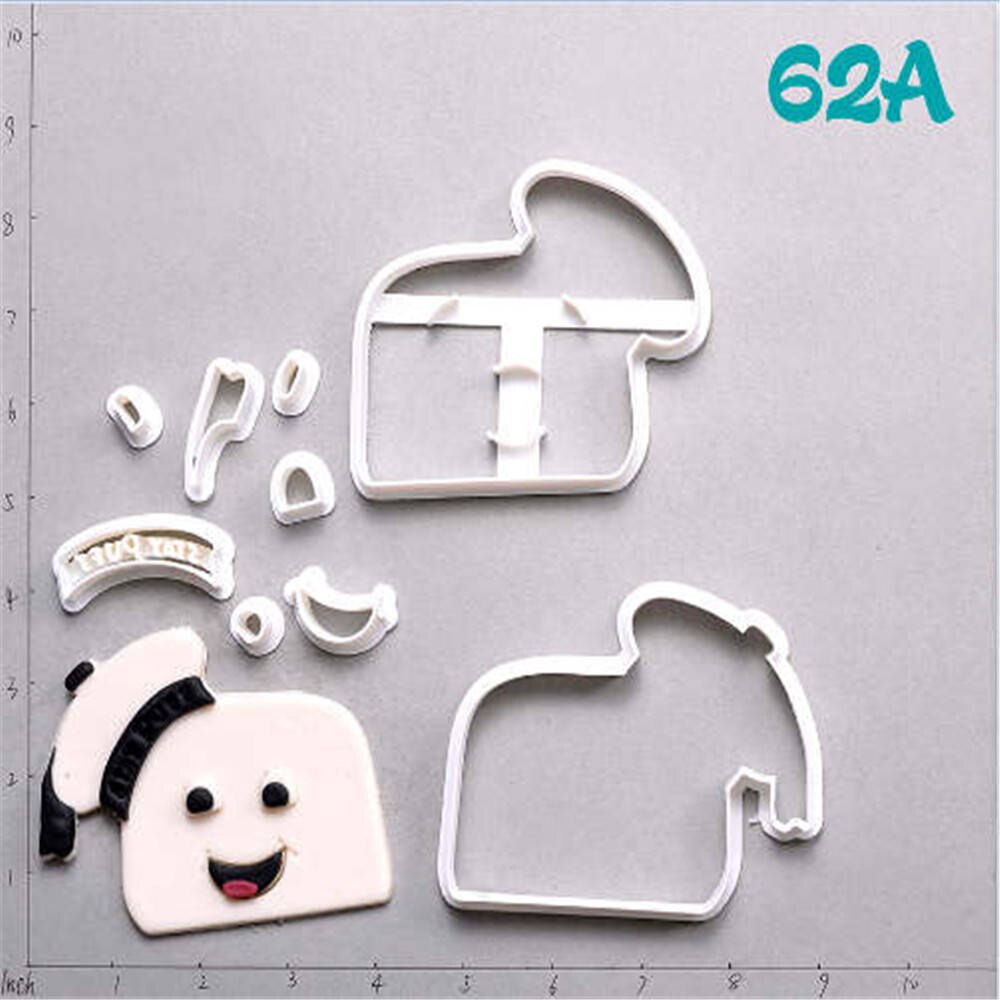 Ghostbusters Plastic Cake Cutter Set Custom Made 3D Printed Fondant Cupcake Top Cookie Cutter Cortadores De Fondant