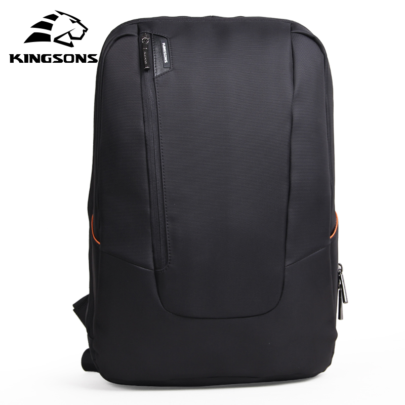 Mochila impermeable Kingsons para hombre, mochila de viaje de negocios, mochila negra para hombre, mochila grande para ordenador portátil de 15,6 pulgadas