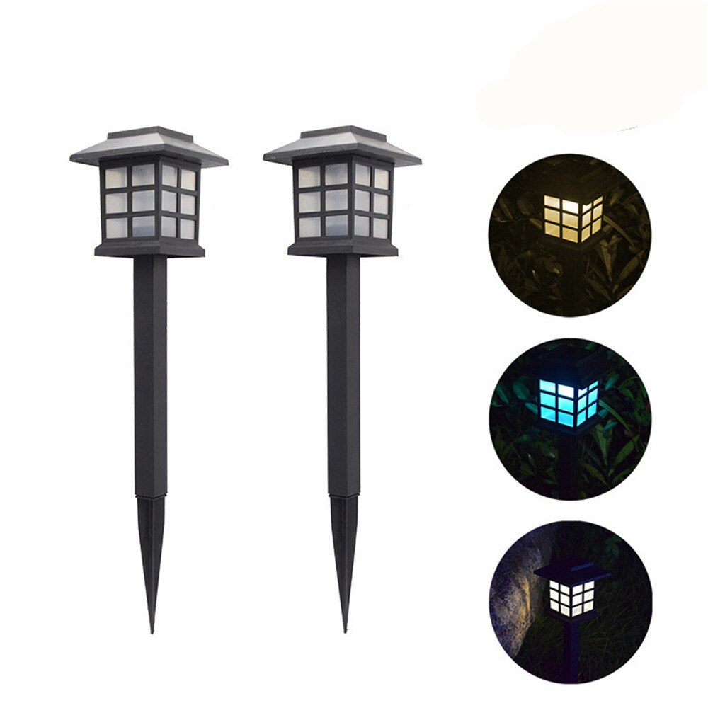 Outdoor Solar Powered Waterproof LED Garden Courtyard Lawn Lamp
