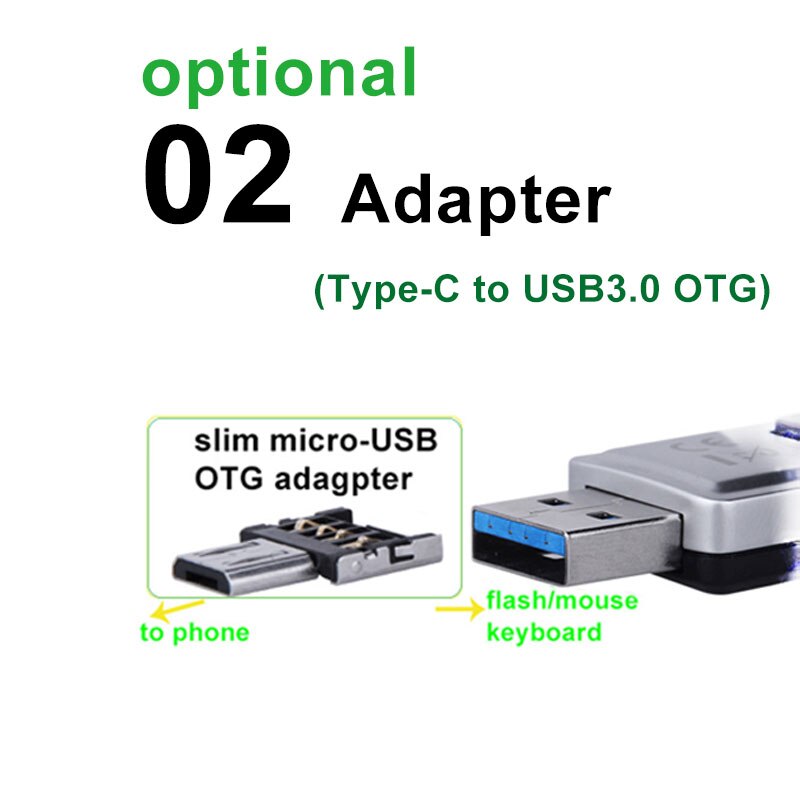 PCTONIC Micro-USB3.0 cable with extra additional USB power supply A type male micro-B for Mobile Hard disk HDD OTG Cable: 02 mini Adapter