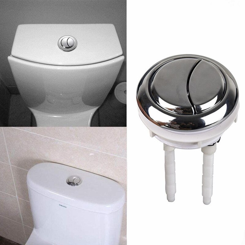 Bouton de chasse d&#39;eau pour toilettes 58mm, 1 pièce, rond, Valve d&#39;économie d&#39;eau, fermeture, interrupteur de réservoir, presse, accessoires de salle de bains