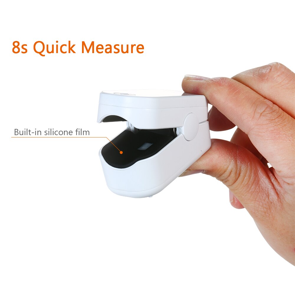 Blood Oxygen Monitor Finger Pulse Oximeter Oxygen Saturation Monitor without Battery Fast
