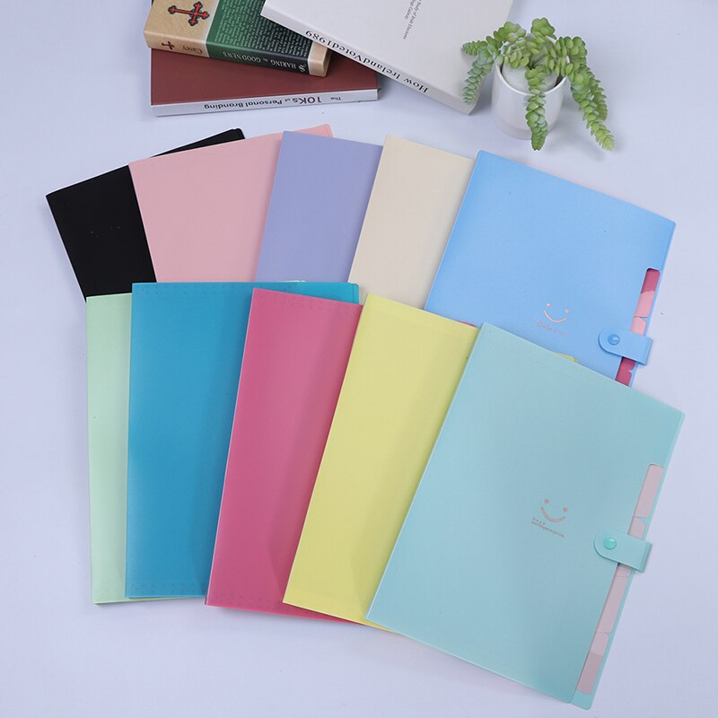 Folder A4 File Document Bag Pouch Bill Folder Holder Organizer Office Supplies Document Organizer Binder Carpetas