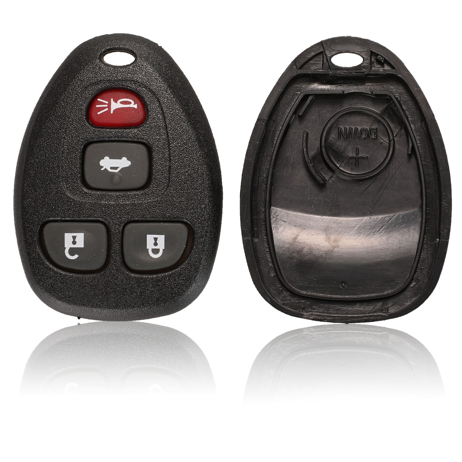 Bilchave 3/4/5/6- knops afstandsbediening sleutelbehuizing voor buick hummer  h3 gmc voor chevrolet colorado isuzu vervangende sleutelbehuizing: 4 knoppen shell e