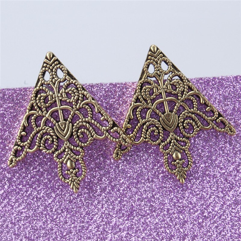 Broche para Cuello de camisa Pin esquinero hebillas Vintage Crown Hollow patrón para hombres mujeres accesorios de ropa de esquina