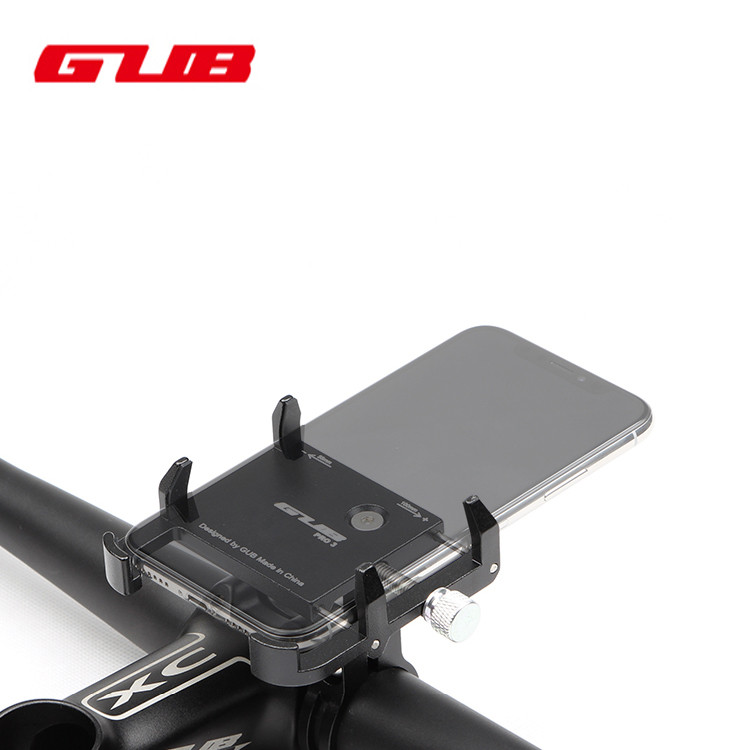 Gub pro 3 2 monteringsbeslag styr klip stativ cykeljusterbar telefonholder skridsikker cykel til 3.5-6.2 tommer telefon bicicleta