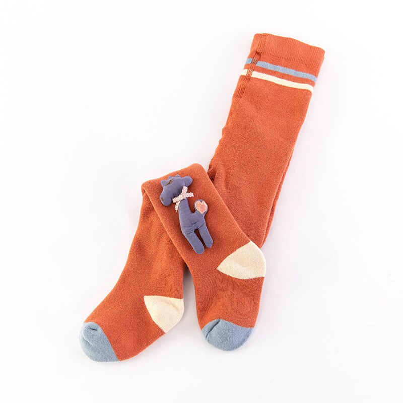 Winter Warm Panty Voor Meisjes Cartoon Panty Meisje Dikker Kinderen Kousen Baby Meisje Panty Baby Panty