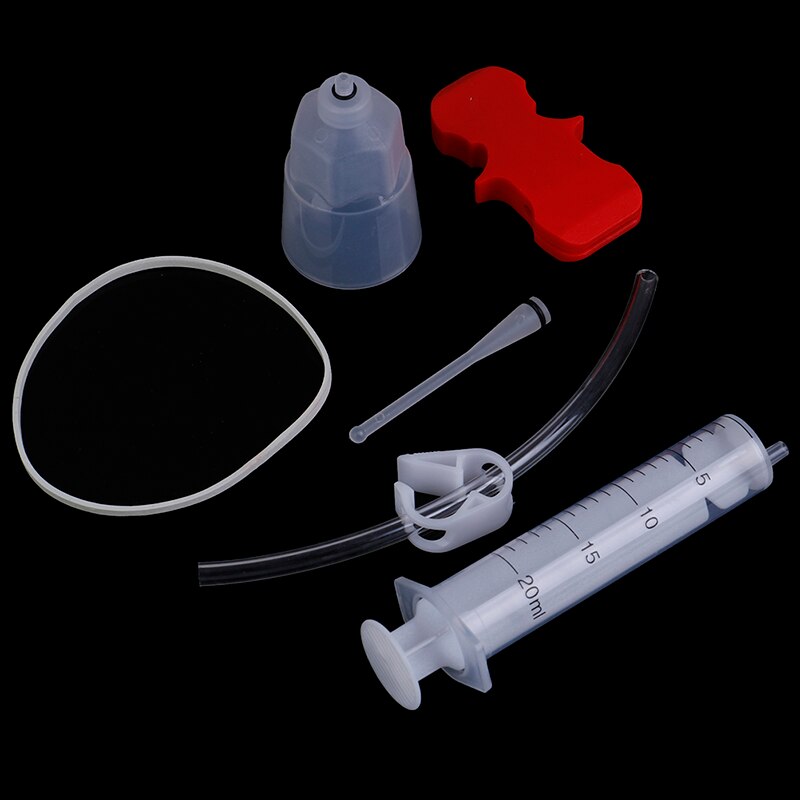 KIT de purga de freno hidráulico para disco de bicicleta SHIMANO, sistema de frenos de aceite Mineral, conjunto de embudo, kit de herramientas para bicicletas