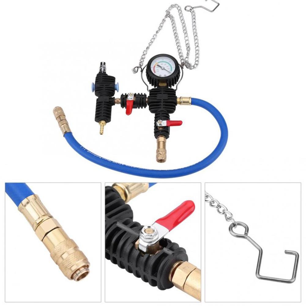 Auto Coolant Vacuum Kit Cooling System Radiator Set Refill and Purging Tool Universal for automotive cooling systems test