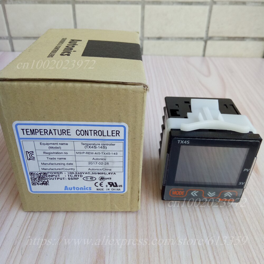Tx4s-14s & original temperaturregulator 48 x 48 mm 100-240 vac