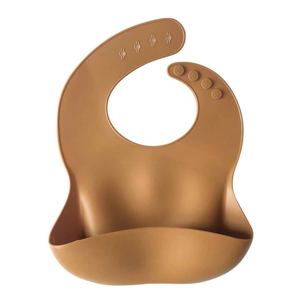 Silicone bébé bavoir infantile burp chiffons réglable étanche goutte à goutte bébé doux -né alimentation bave écharpe bave pour enfant en bas âge: D