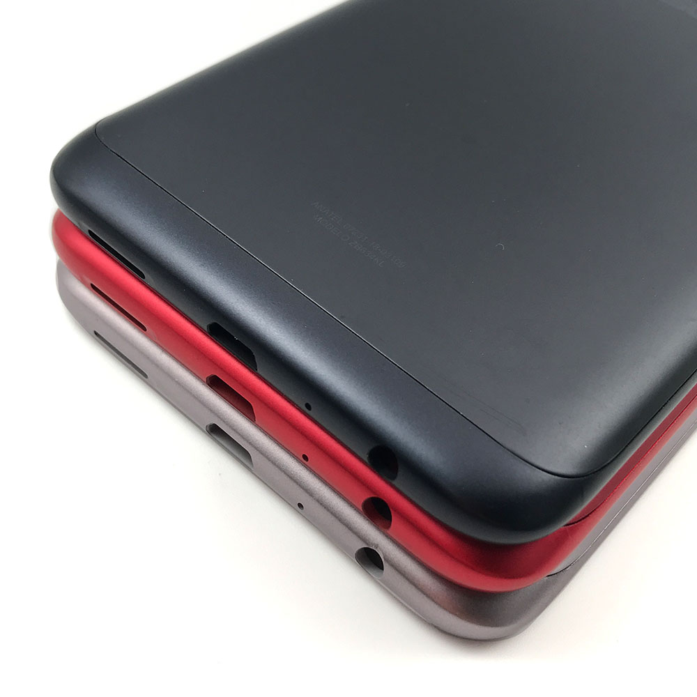 Terug Batterij Deur Achter Behuizing Cover Case + Camera Lens + Side Key + Volume Knop Voor Asus Zenfone Max plus (M2) ZB634KL A001D