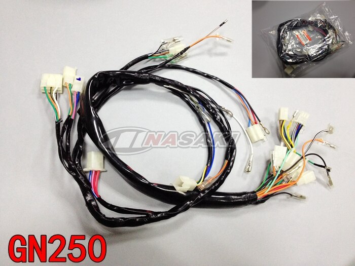 Arnés de cableado eléctrico, accesorio para Suzuki GN250 GN 250, OEM NO. 36610-38301