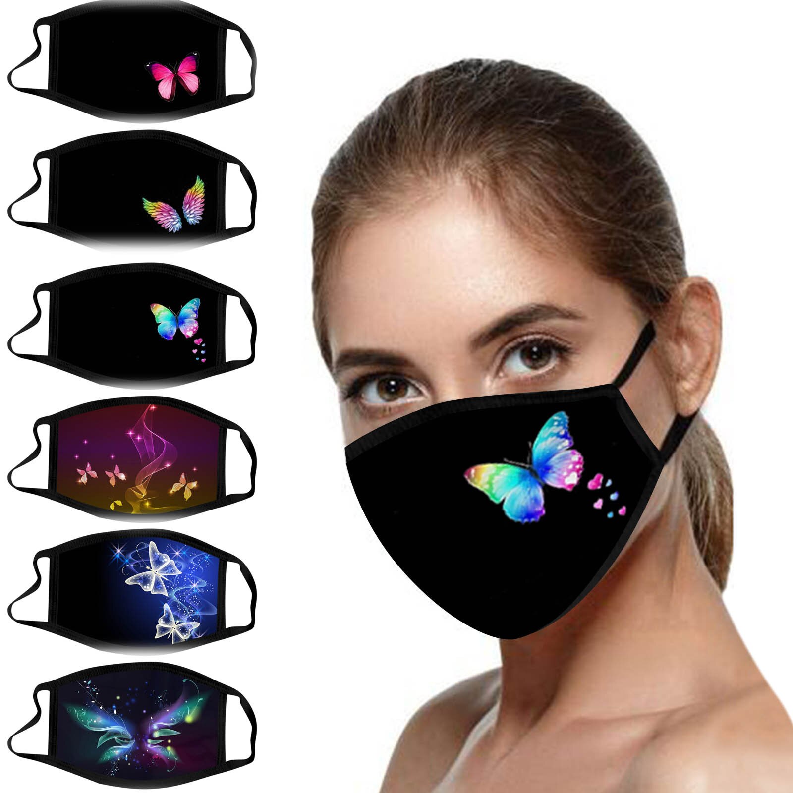 1Pc Stofkap Mond Maskers Voor Dust' Bescherming-Gezichtsmasker Wasbaar Oorhaakje Omfortable En Soft Herbruikbare Ademend masker