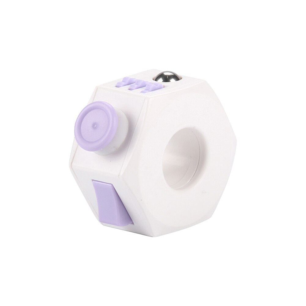 Plastic Vent Fidget Speelgoed Verveling Vinger Speelgoed Kantoor Stress Handen Kids 6 Kanten Anti Stress Cube Spinner Creativetoys: C