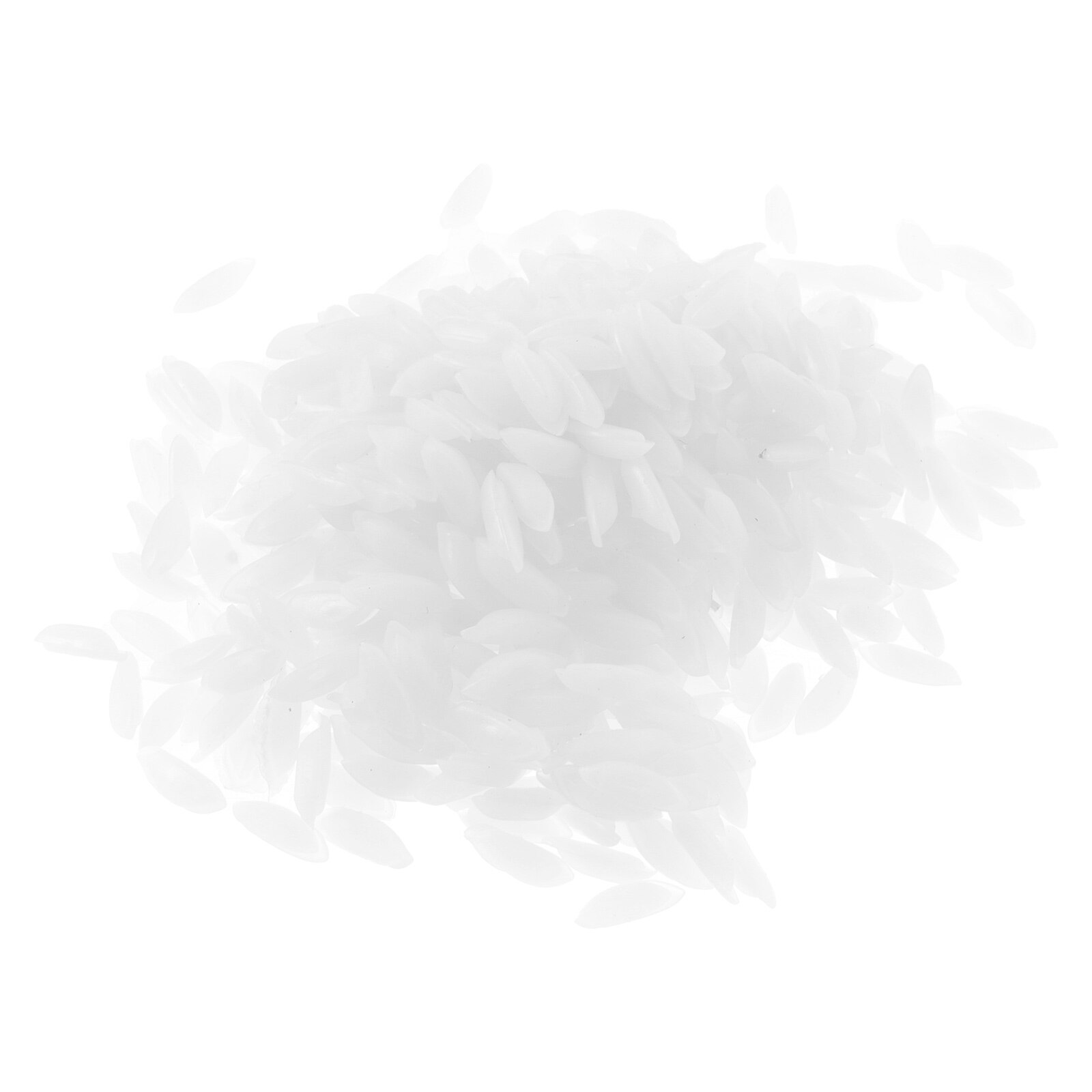 3 Packs of Artificial White Rice Simulated Rice Models Lifelike Rice Props