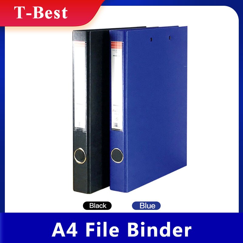 A4 3-Ring Binder Document Organizer Storage Durable File Folder Stationery for Business Office School