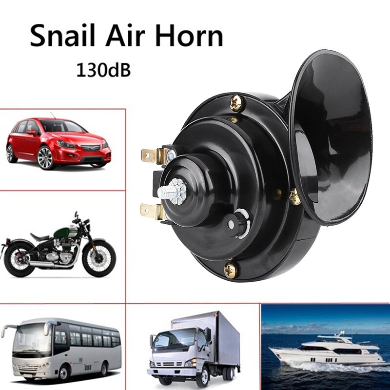 12v horn høj stemme højttaler lufthorn auto bil motorcykel alarm universal mini høj elektronisk motorcykel snegl