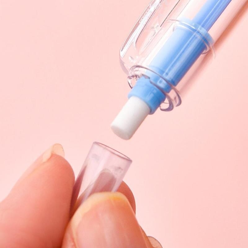 1pc 0.5/0.7mm Candy Color Plastic Mechanical Pencil For Student Stationery School Pens Press Supplies Automatic L1Z4