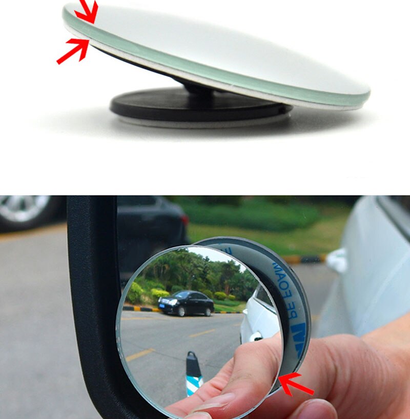Bil 360 bred rund konveks bil bakspejl lille rundt spejl til buick regal lacrosse excelle gt / xt /gl8/ encore / enklaver /