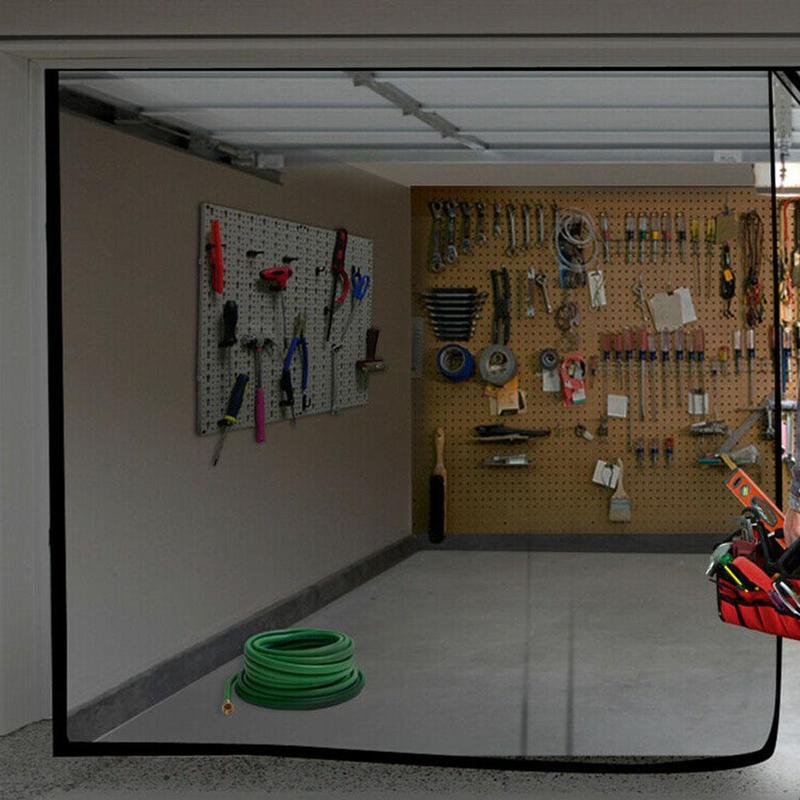 Double Garage Door Screen Magnet Bottom Insect Bug Door Mesh Screen Gauze A9K6