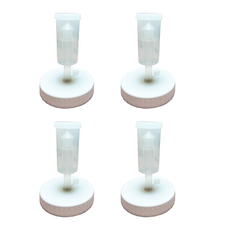 Fukaisu 4st Airlock Fermentatiedeksels voor Mason Jars met Brede