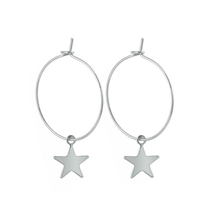 Pendientes colgantes de estrella para mujer, joyería de oro, colgante para chica, de tendencia, cierre de gota: 2