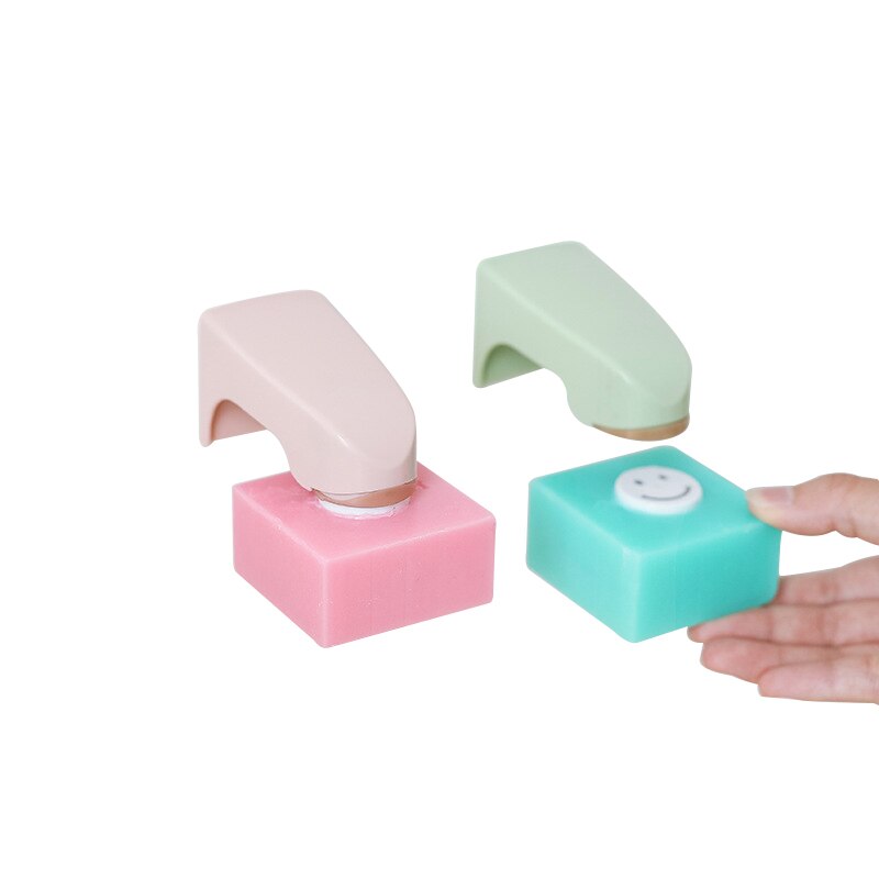 1 PC przenośny nowy magnetyczny uchwyt na mydło dozownik kuchnia łazienka ściana prysznica zamontowane przyklejanie mydelniczki