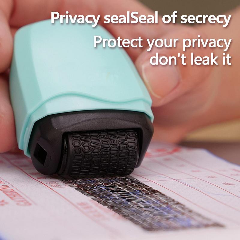 Manual Roller Stamp Privacy Protection Confidential Guard Information Data Identity Address Blocker Identity Anti-Theft Smear