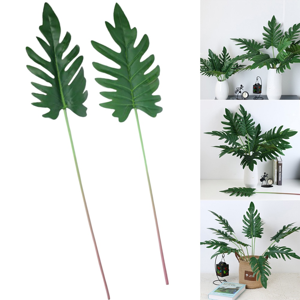 Simulatie Kunstmatige Plant Faux Bladeren Decoratie Voor Tuin Office Party Wedding Gq