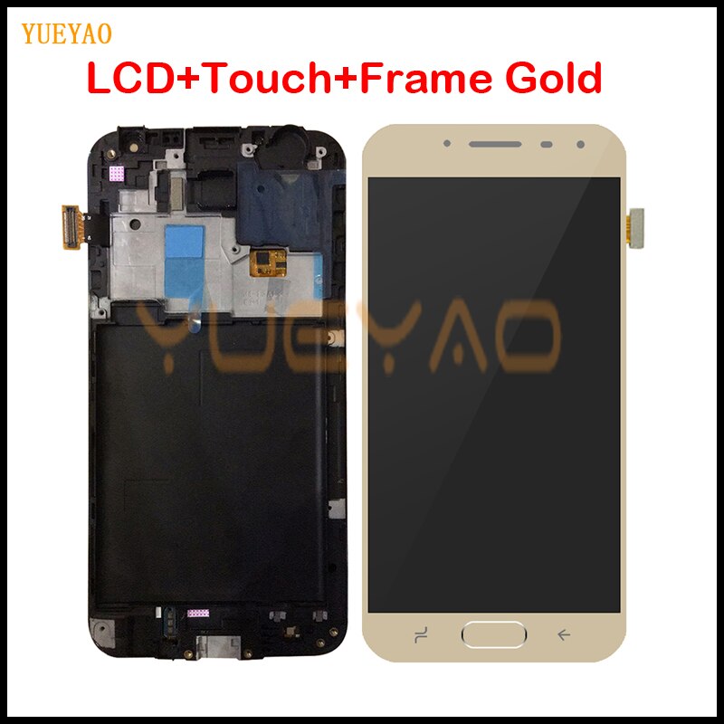 J400 LCD for Samsung Galaxy J4 J400F Display SM-J400F/H/P/M/G/DS Touch Screen Digitizer Assembly Replacement Frame: LCD WithFrame Gold