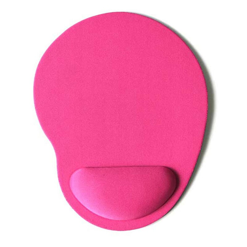 Wrist Support Mouse Pad For Gaming Computer Laptop Notebook Mat Mice Pad Wristband Protection Ergonomic Comfort Mouse Pads: Pink Irregular