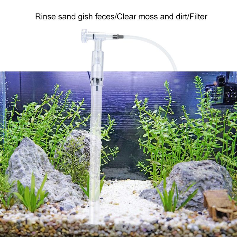 Practical Aquarium Fish Tank Cleaner Kit Cleaning Gravel Filter Pump Vacuum Siphon Sand Cleaner J2HA