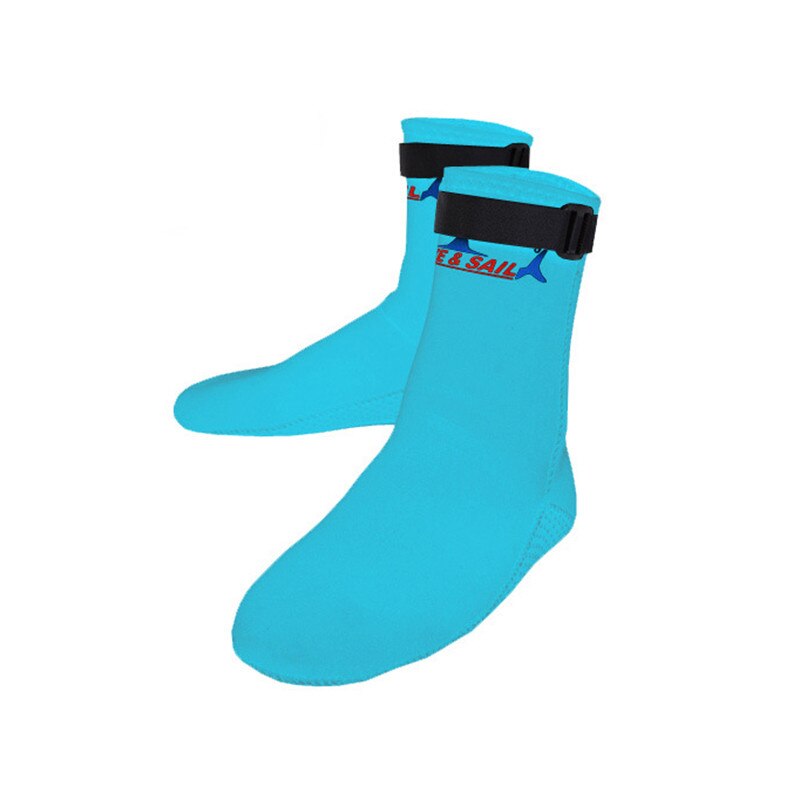 3Mm Neopreen Sokken Duiken Anti-Slip Zwemmen Laarzen Sok Snorkelen Water Schoenen Surfen Laarzen Warme Sok Zwemmen Strand sok: Blauw / Xl