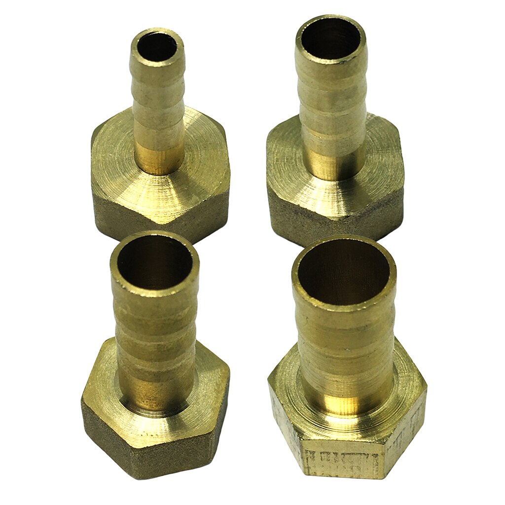 3/8" Brass Barb Hose Fitting Connector Adapter Female Pipe Thread