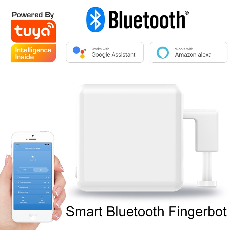 Smart Fingerbot Schalter Knopfdrücker - App & Sprachsteuerung - für Alexa, Google Assistant