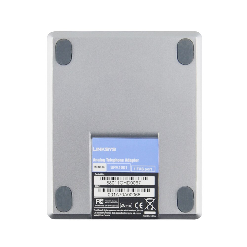 Gratis ! desbloqueado Linksys SPA1001 Voip adaptador FXS gateway Voip gateway, SPA1001 1FXS adaptador AC DC adaptador Voip