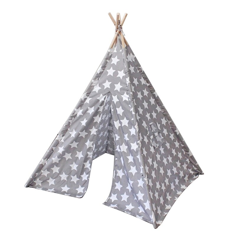Speelhuis Indoor Teepee Tent Building Interactieve Vergadering Tent Voor Meisjes Outdoor Yard Garden Play Supply A2UB: C