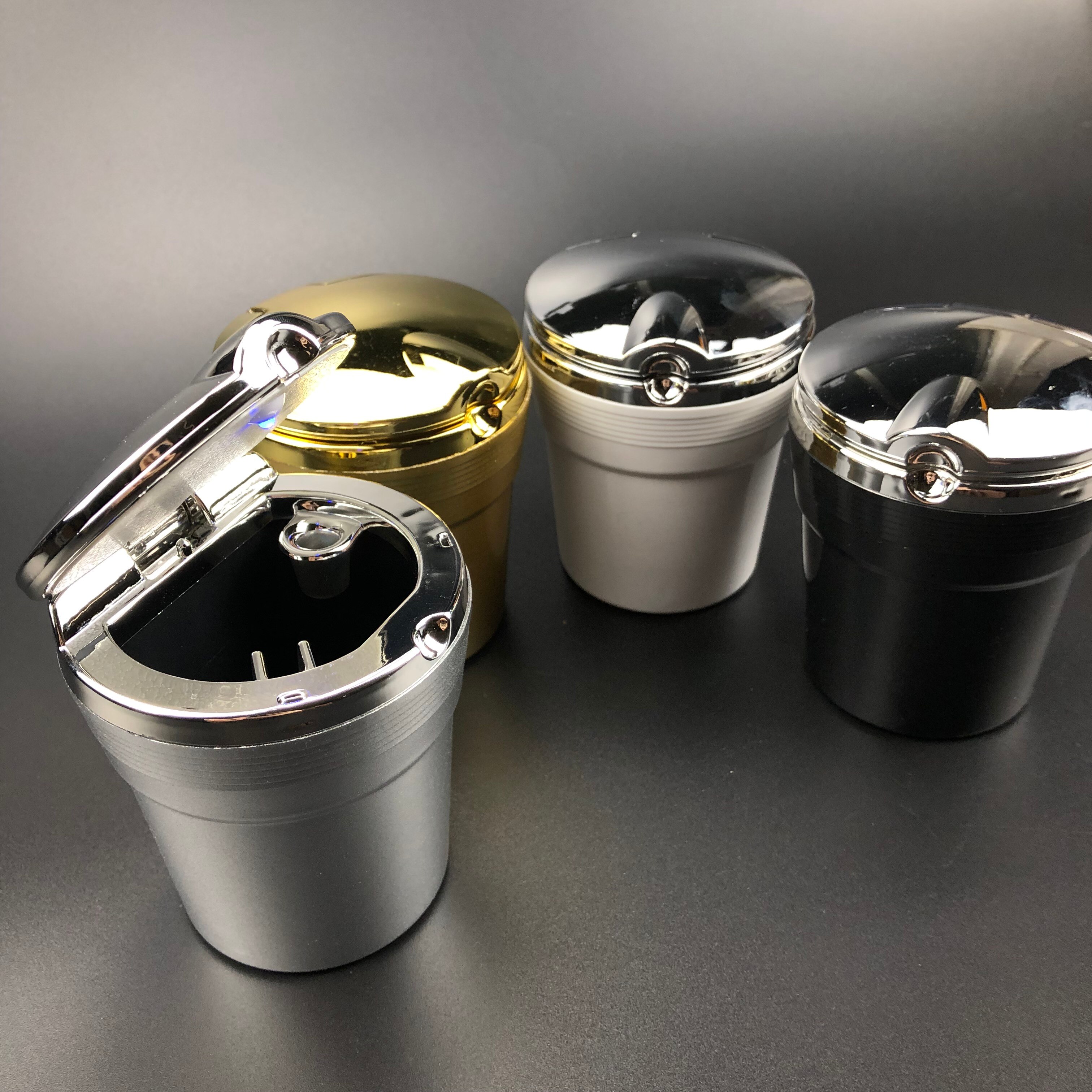 Auto Asbak met LED Blauw Licht Voor Hyundai Genesis G70 G80 G90 Equus Creta KONA Enduro Intrado NEXO PALISSADE HDC-2 grootmeester