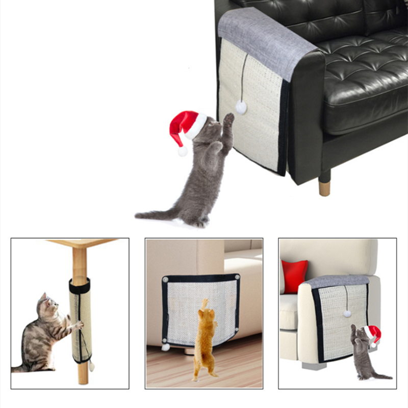 Rascador para gatos con almohadilla Sisal, Protector de muebles para sofá, garra de gato, entrenamiento, rascador de gatos, almohadilla de pata con uña Invisible