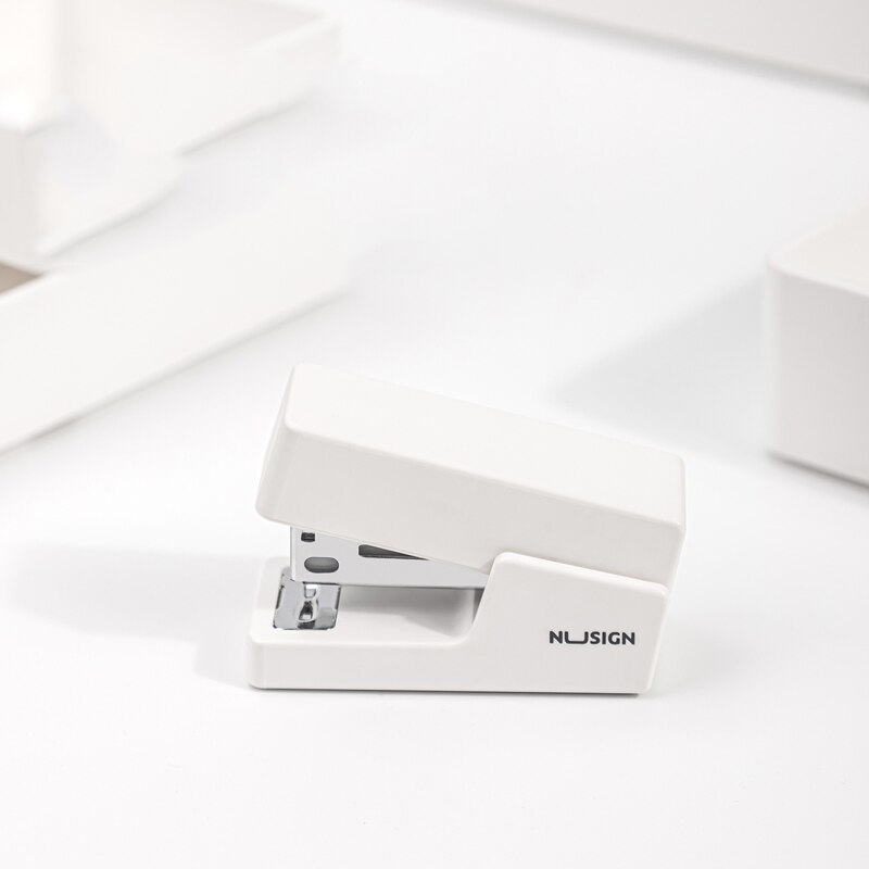 Deli Nusign Mini Small Stapler Portable Office Hand-held Labor-saving Stapler Binding Tool Students Stationery Accesorries