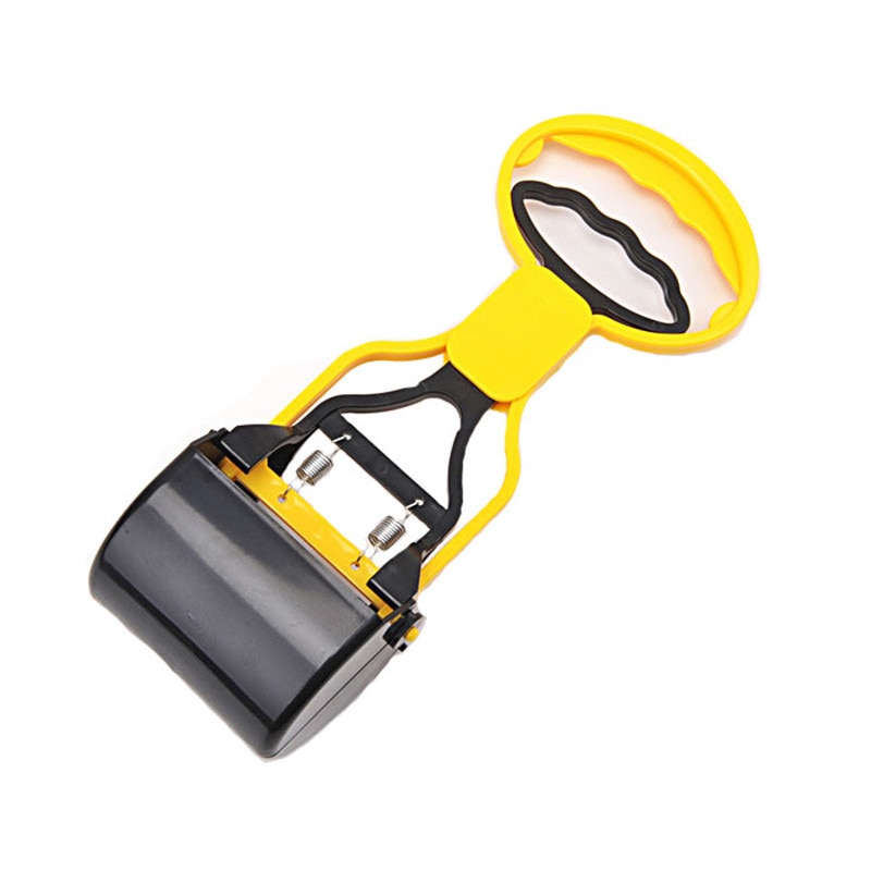 Long Handle Pet Dog Waste Pooper Scooper Poop Scoop Pick Up Grabber Remover Tools Cat Jaw Poop Scoop Clean Animal Waste